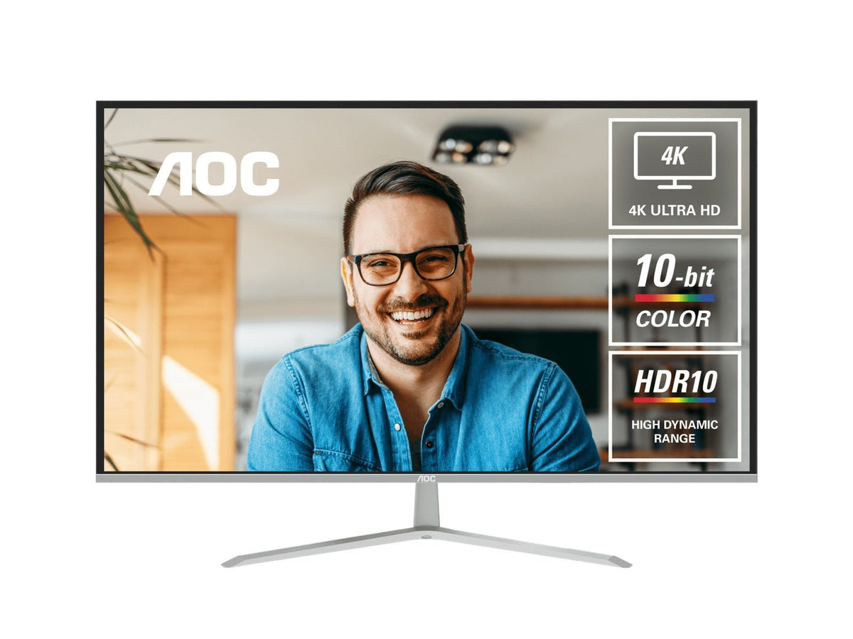 AOC U32V11N 32' Class 4K UHD LCD Monitor - Black - Soundz Store AUSTRALIA