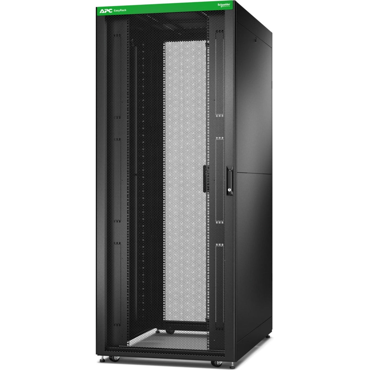 APC by Schneider Electric Easy 42U Floor Standing Enclosed Cabinet Rack Cabinet - 482.60 mm Rack Width x 1041.40 mm Rack Depth - Black - Soundz Store AUSTRALIA