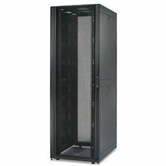 APC by Schneider Electric NetShelter 42U Enclosed Cabinet Rack Cabinet for Blade Server - 482.60 mm Rack Width - Black - TAA Compliant - Soundz Store AUSTRALIA