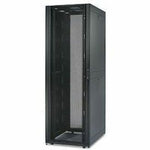 APC by Schneider Electric NetShelter 42U Enclosed Cabinet Rack Cabinet for Blade Server - 482.60 mm Rack Width - Black - TAA Compliant - Soundz Store AUSTRALIA