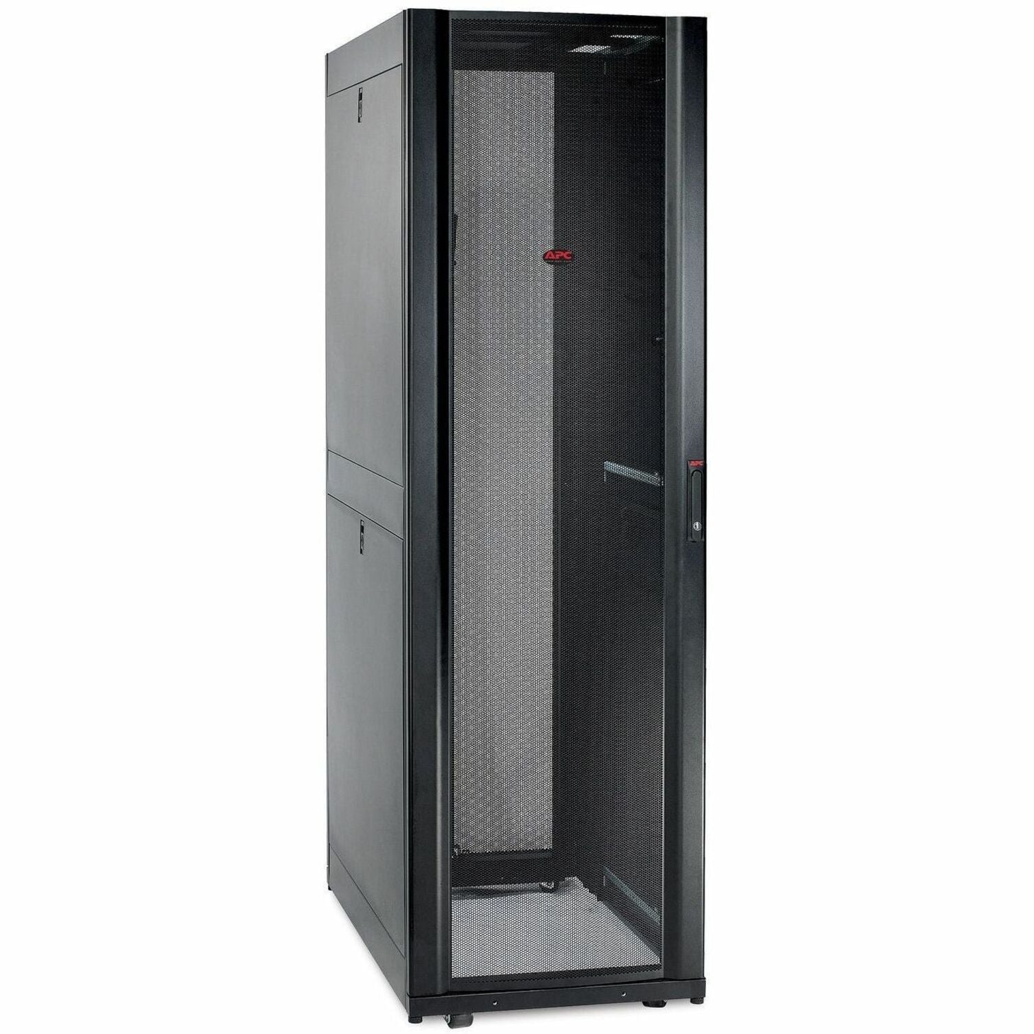 APC by Schneider Electric NetShelter 42U Enclosed Cabinet Rack Cabinet for Storage, Server - 482.60 mm Rack Width - Black - TAA Compliant - Soundz Store AUSTRALIA