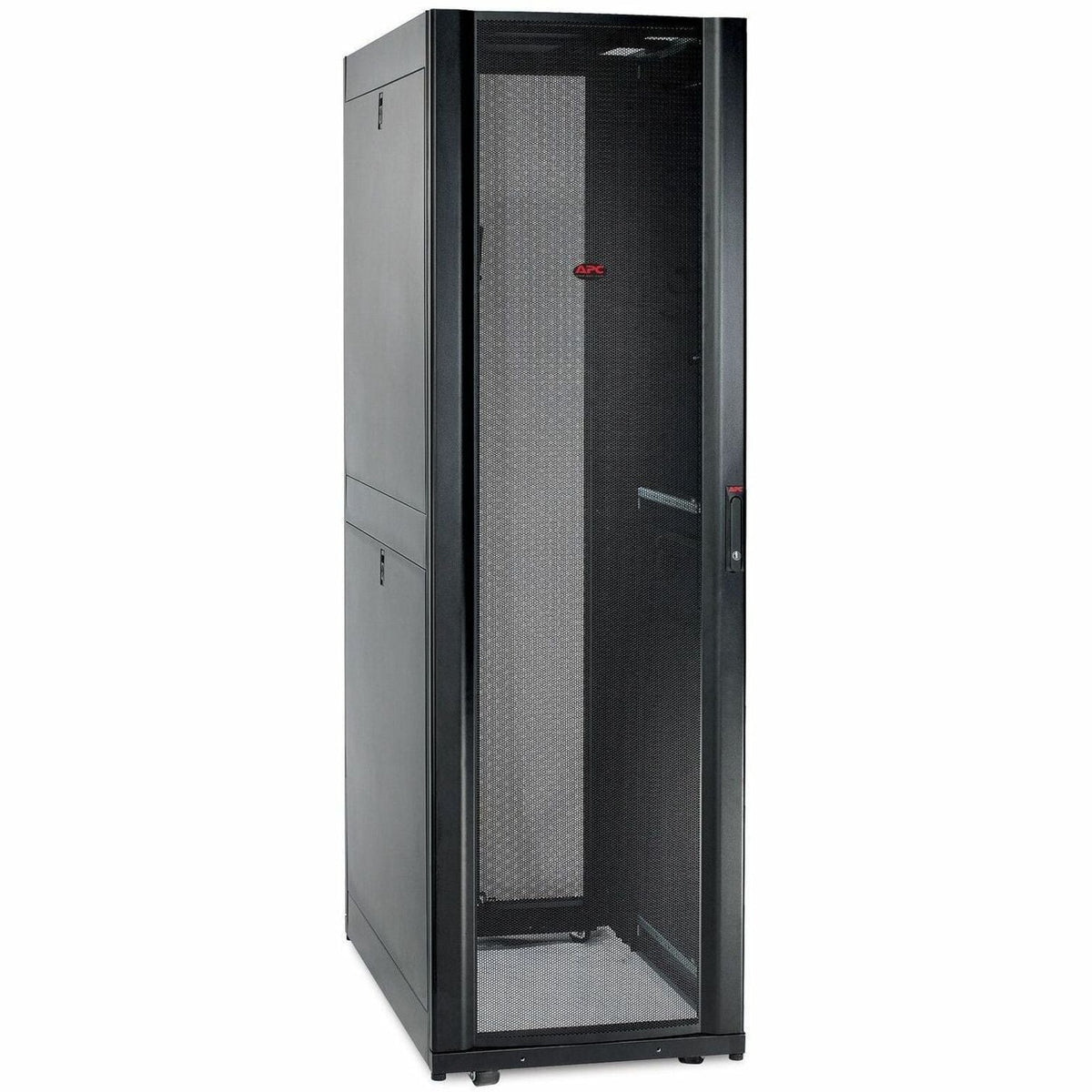 APC by Schneider Electric NetShelter 42U Enclosed Cabinet Rack Cabinet for Storage, Server - 482.60 mm Rack Width - Black - TAA Compliant - Soundz Store AUSTRALIA