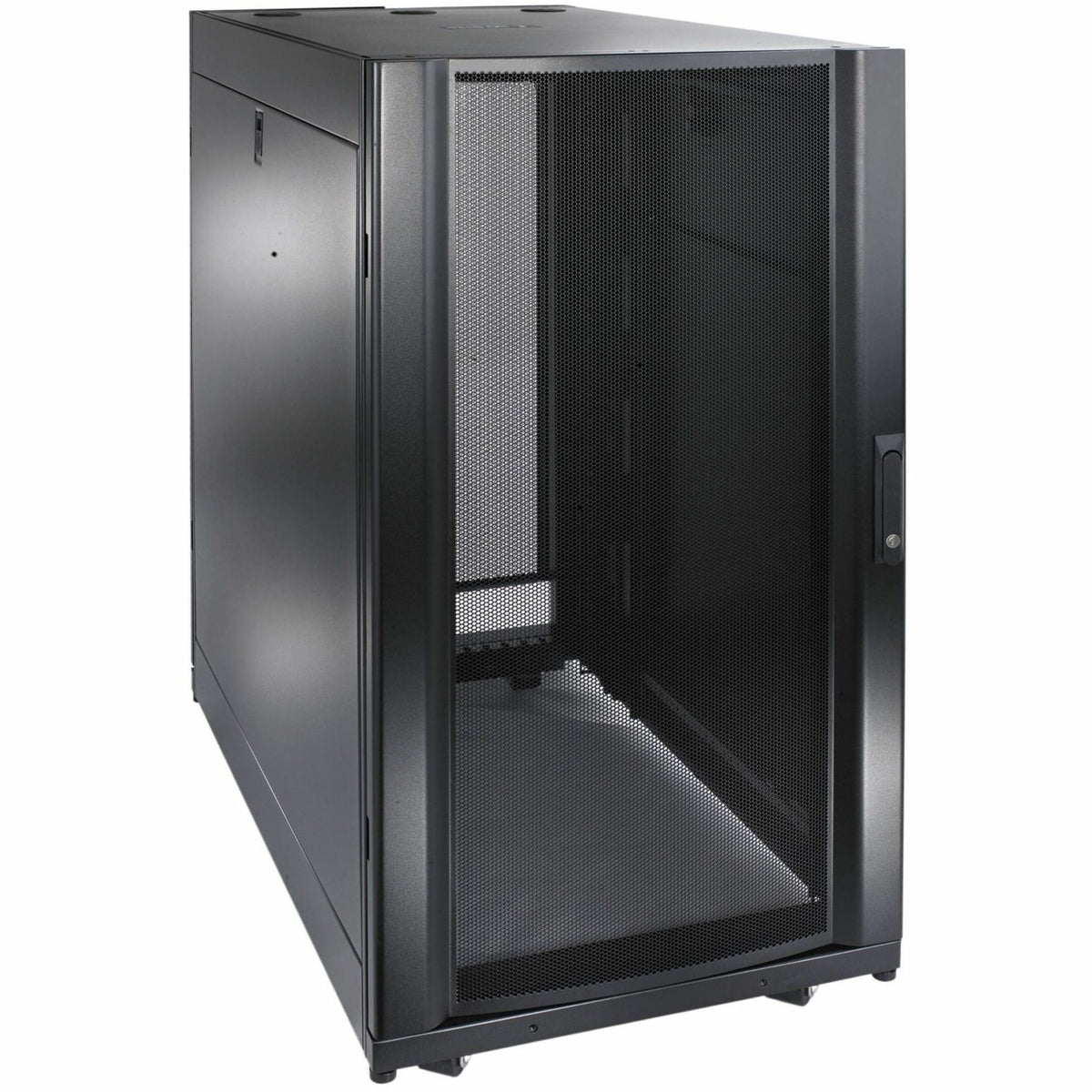 APC NetShelter SX 24U Floor Standing Enclosed Cabinet Rack Cabinet for Server, Storage - 482.60 mm Rack Width - Black - TAA Compliant - Soundz Store AUSTRALIA