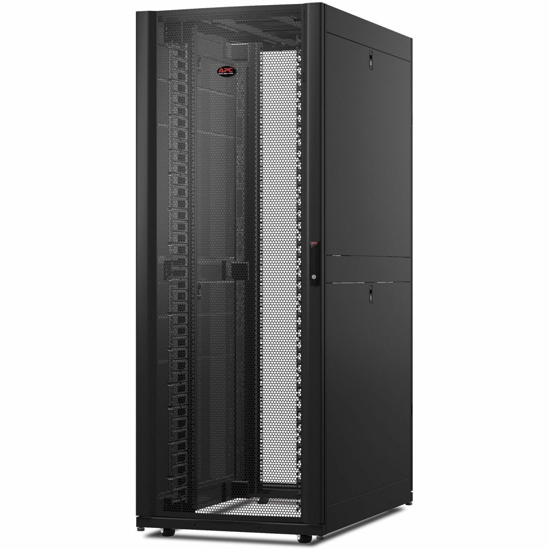 APC NetShelter SX 42U Floor Standing Rack Cabinet for Networking, Airflow System - 482.60 mm Rack Width - Black - TAA Compliant - Soundz Store AUSTRALIA