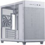 Asus AP201 ASUS PRIME CASE TG Computer Case - Micro ATX, Mini ITX Motherboard Supported - Tower - Tempered Glass - White - Soundz Store AUSTRALIA