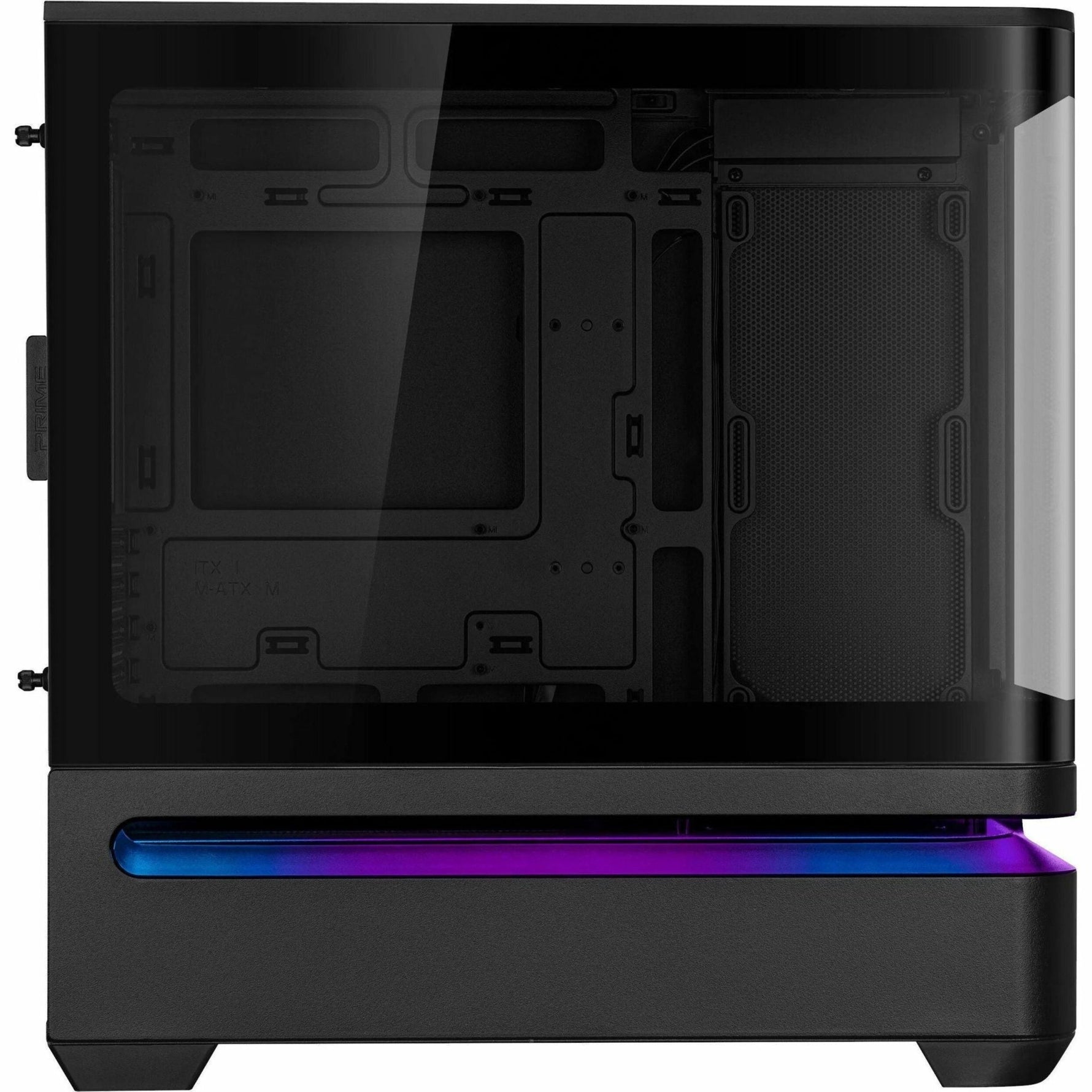 Asus ASUS Prime AP202 Computer Case - Micro ATX, Mini ITX Motherboard Supported - Micro Tower - Tempered Glass - Black - Soundz Store AUSTRALIA