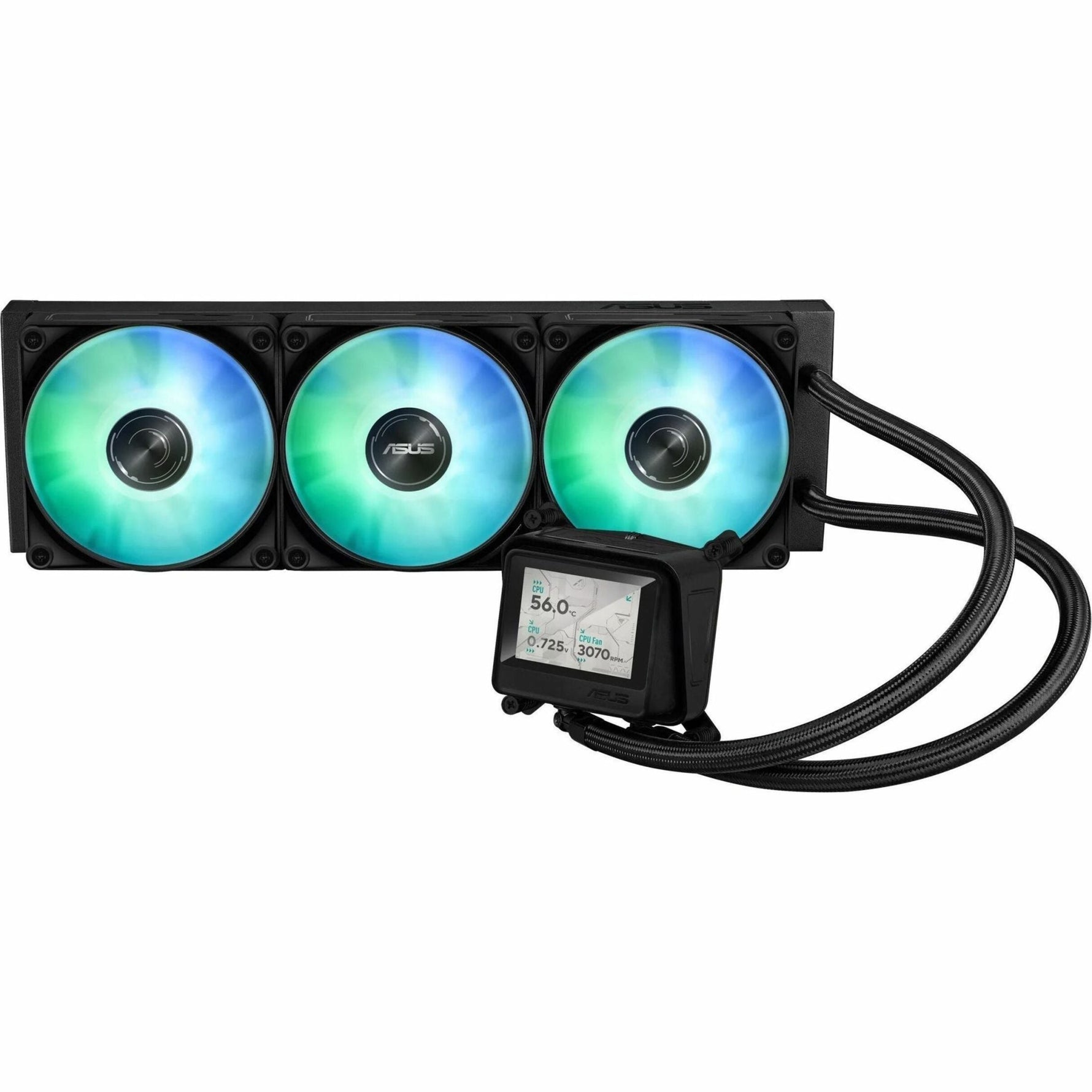 Asus AYW GAMING LC 360 ARGB LCD 1 Cooling Fan/Radiator/Water Block/Pump - CPU - Soundz Store AUSTRALIA
