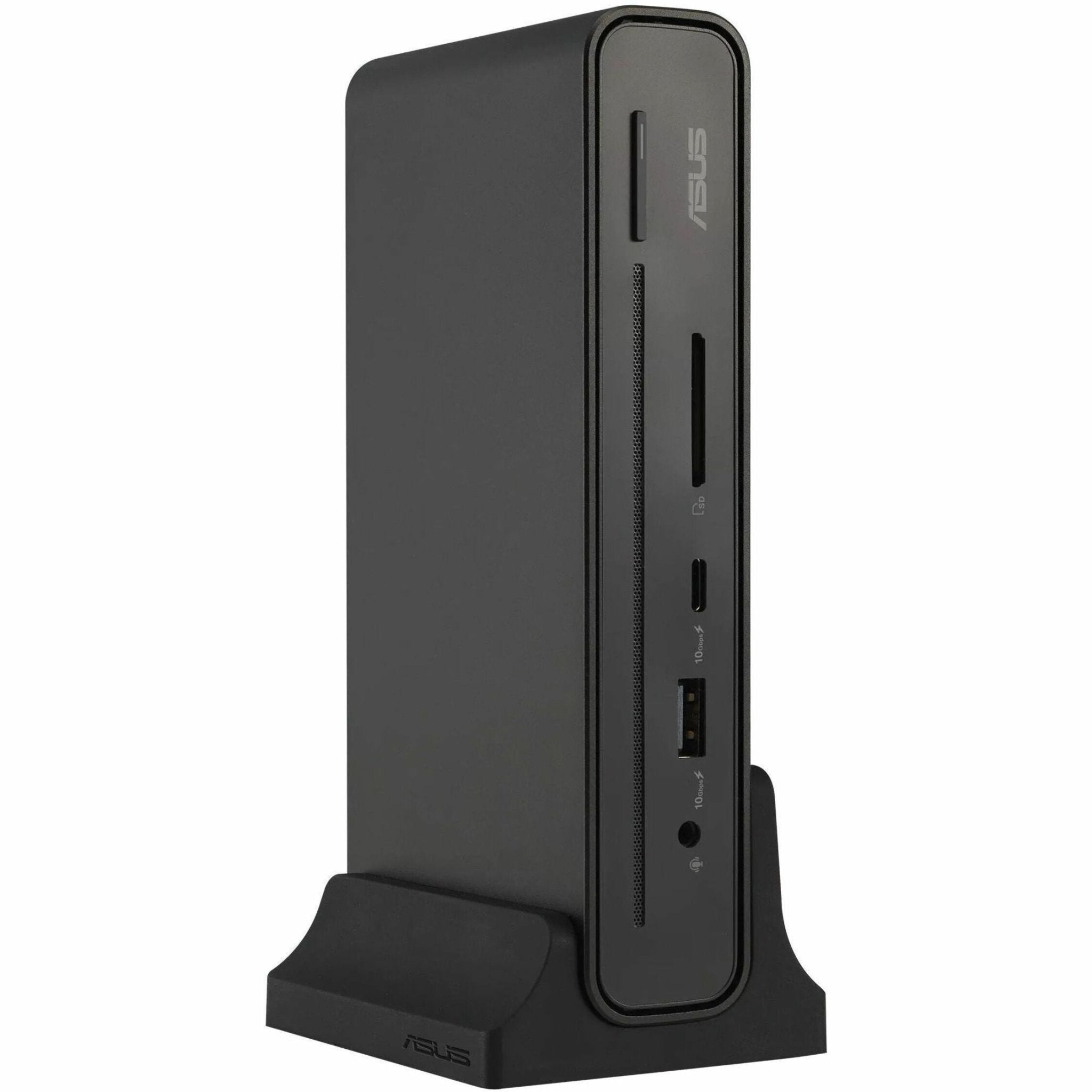 Asus DC301 USB Type C Docking Station for Notebook, Monitor, Keyboard, Mouse, Earphone, Card Reader - Charging Capability - Memory Card Reader - SD - 150 W - Black - Desktop - Soundz Store AUSTRALIA