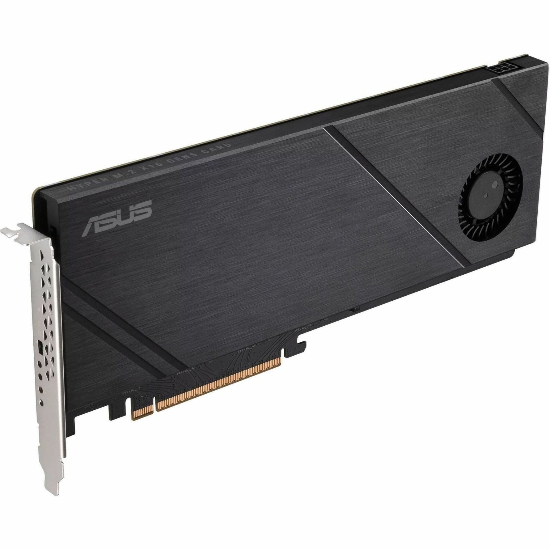 Asus Hyper M.2 x16 Gen5 Card NVMe Controller - NVMe - PCI Express 5.0 x16 - Plug-in Card - Soundz Store AUSTRALIA