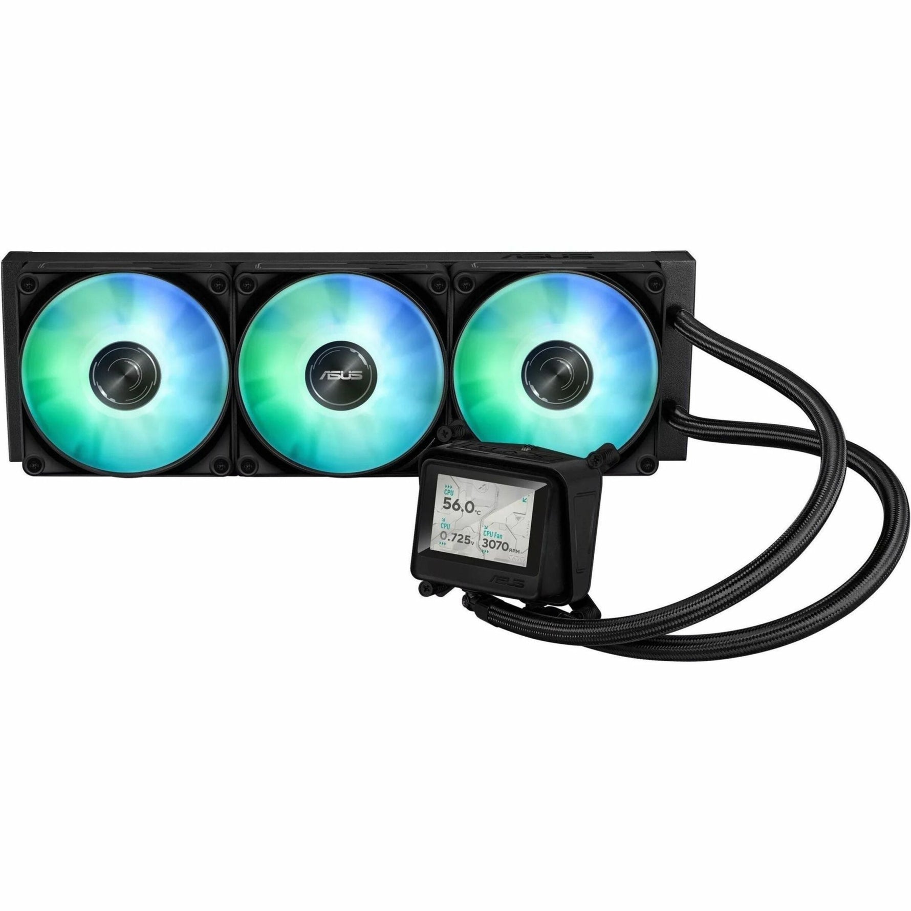 Asus Max Gaming LC 360 ARGB LCD 1 Cooling Fan/Radiator/Water Block/Pump - Processor - Soundz Store AUSTRALIA