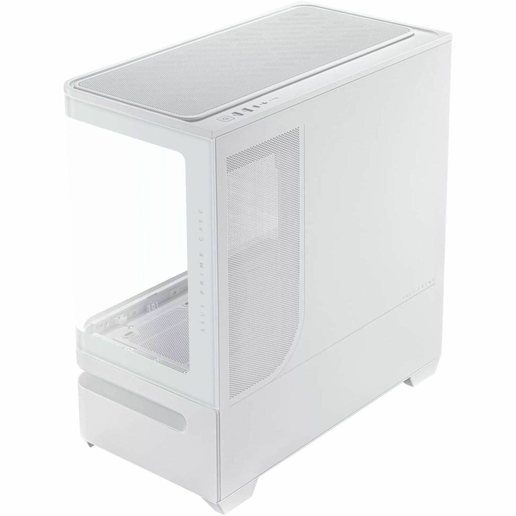 Asus Prime ASUS Prime AP202 Computer Case - Micro ATX, Mini ITX Motherboard Supported - Micro Tower - Tempered Glass - White - Soundz Store AUSTRALIA
