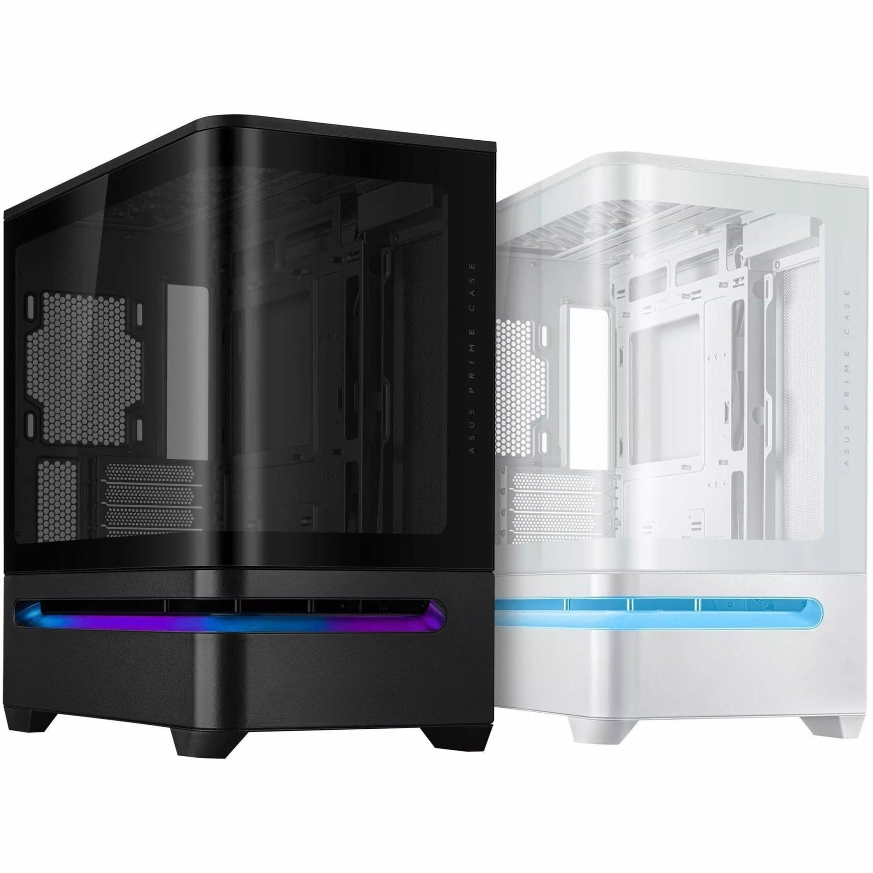 Asus Prime ASUS Prime AP202 Computer Case - Micro ATX, Mini ITX Motherboard Supported - Micro Tower - Tempered Glass - White - Soundz Store AUSTRALIA