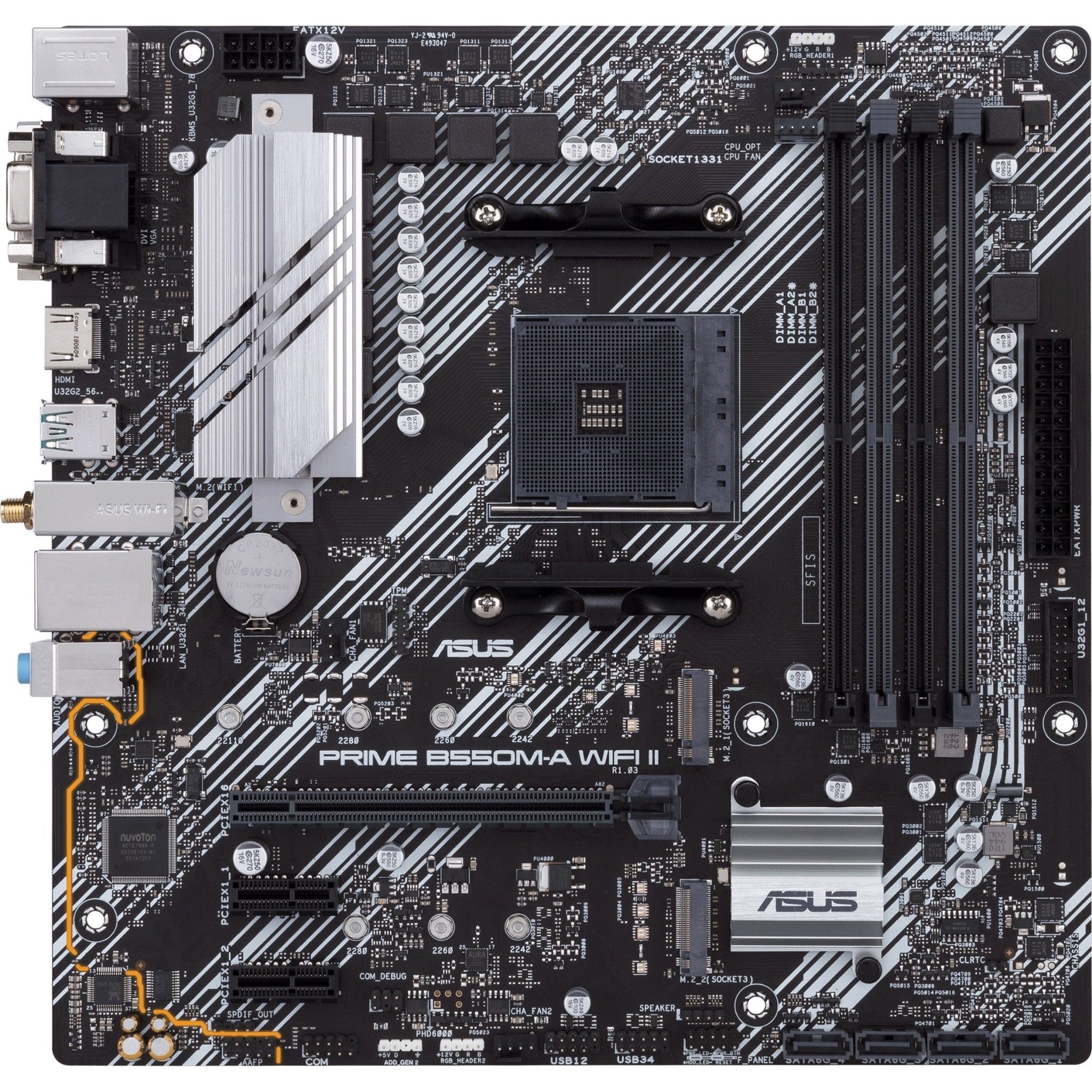 Asus Prime B550M-A WIFI II Desktop Motherboard - AMD B550 Chipset - Socket AM4 - Micro ATX - Soundz Store AUSTRALIA