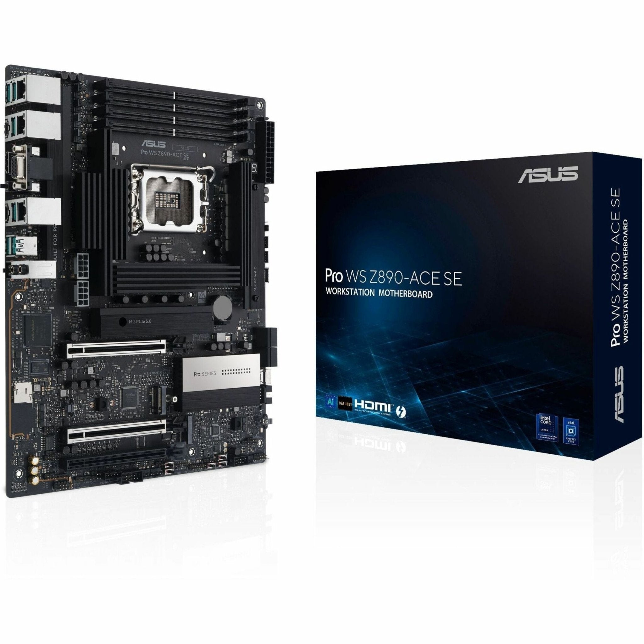 Asus Pro WS Z890-ACE SE Workstation Motherboard - Intel Z890 Chipset - Socket LGA-1851 - ATX - Soundz Store AUSTRALIA