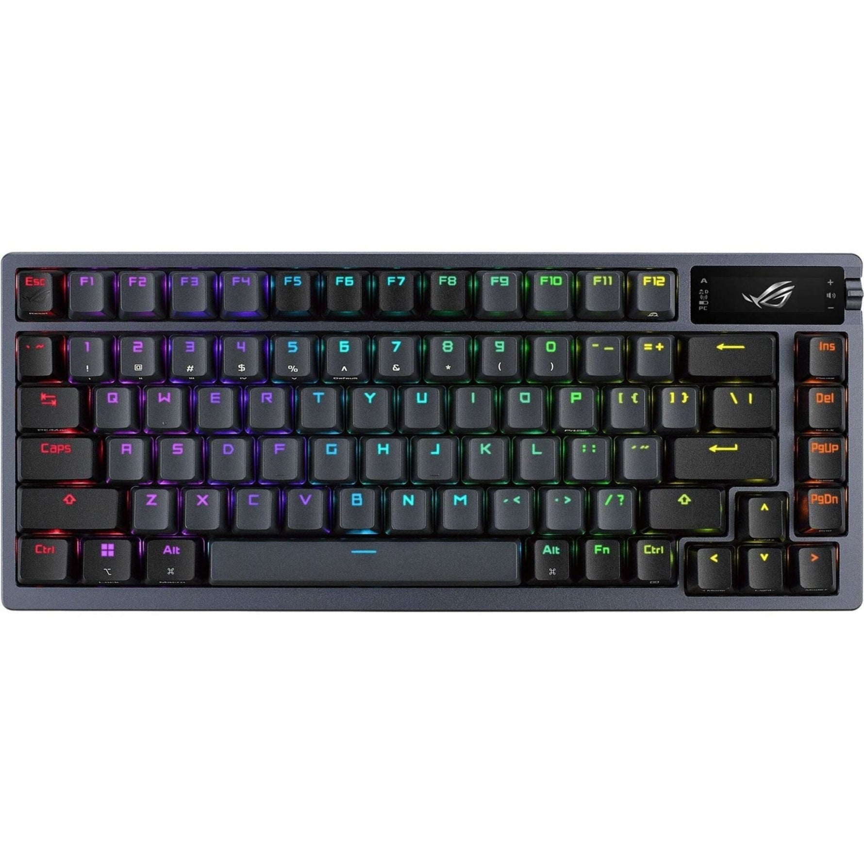 Asus ROG Azoth Gaming Keyboard - Wired/Wireless Connectivity - USB 2.0 Interface - RGB LED - Black - Soundz Store AUSTRALIA