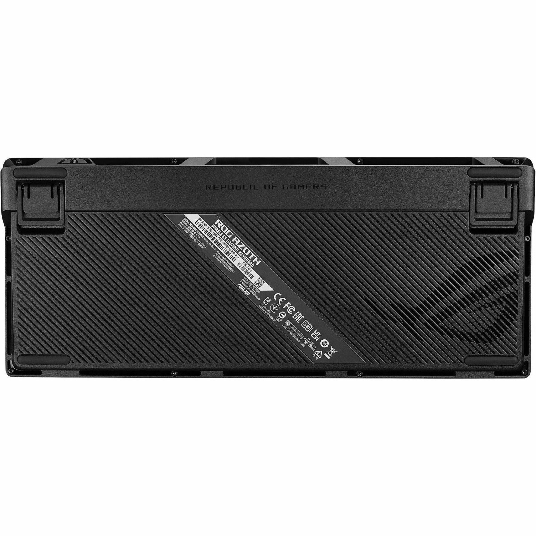 Asus ROG Azoth Gaming Keyboard - Wired/Wireless Connectivity - USB 2.0 Interface - RGB LED - Black - Soundz Store AUSTRALIA