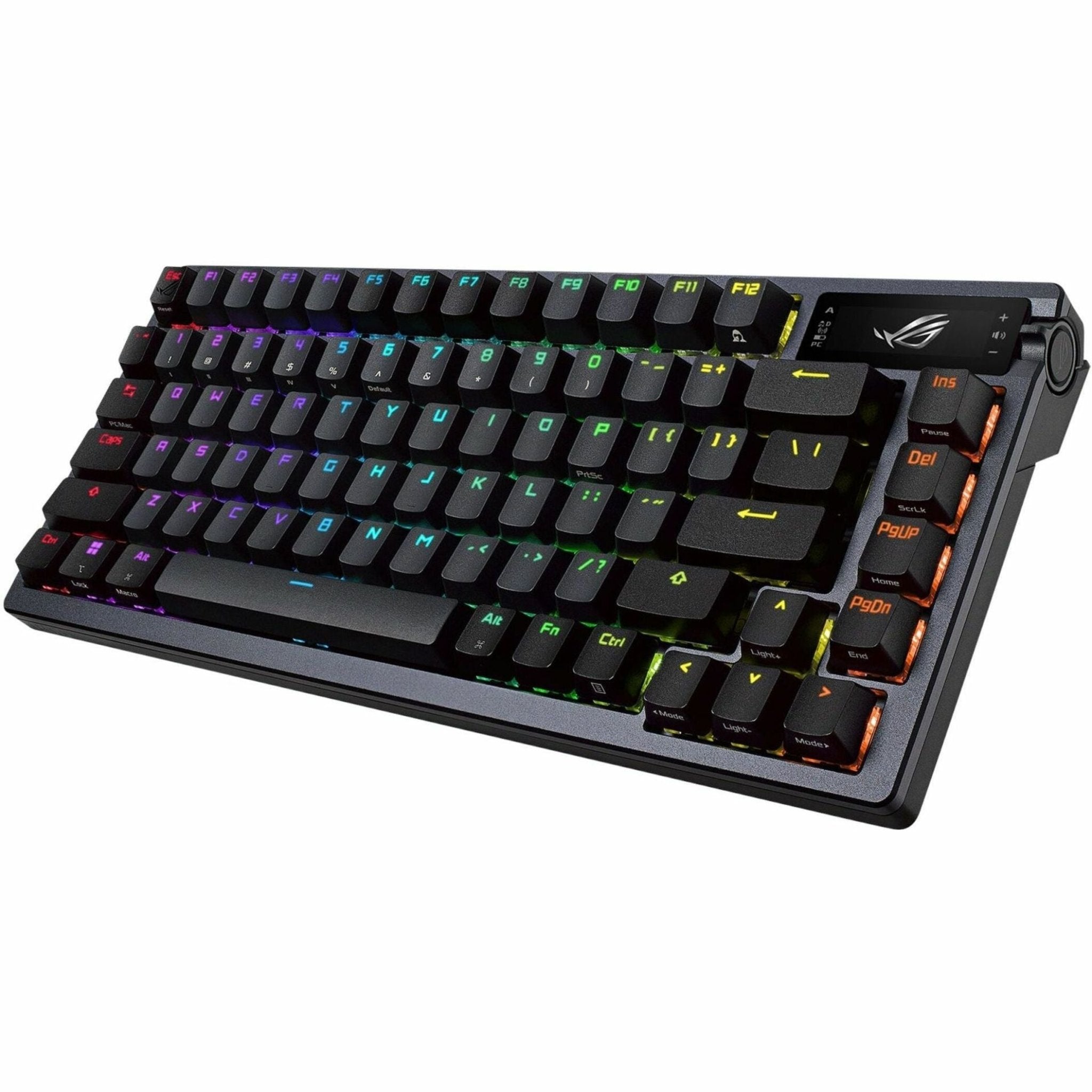 Asus ROG Azoth Gaming Keyboard - Wired/Wireless Connectivity - USB 2.0 Interface - RGB LED - Black - Soundz Store AUSTRALIA