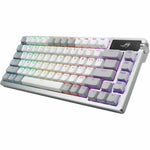Asus ROG Azoth Gaming Keyboard - Wired/Wireless Connectivity - USB 2.0 Interface - RGB LED - White - Soundz Store AUSTRALIA