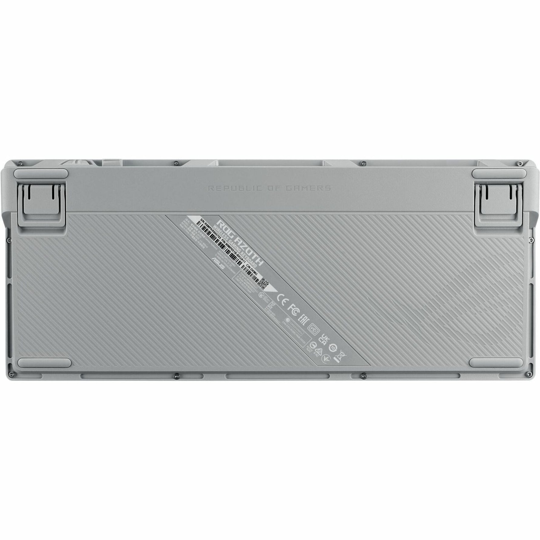 Asus ROG Azoth Gaming Keyboard - Wired/Wireless Connectivity - USB 2.0 Interface - RGB LED - White - Soundz Store AUSTRALIA
