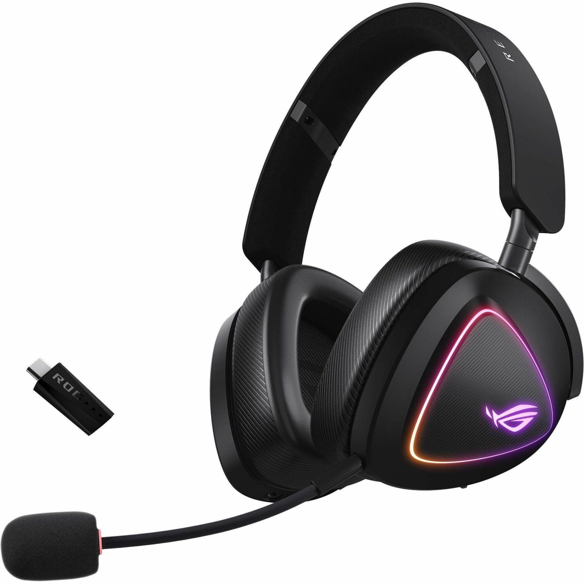Asus ROG Delta II Wired/Wireless On-ear, Over-the-head Stereo Gaming Headset - Black - Soundz Store AUSTRALIA