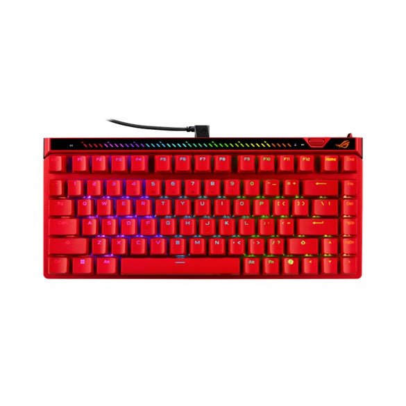 ASUS ROG FALCHION ACE 75 HE V2X - RED Gaming Keyboard, HFX V2X Magnetic Switch, 0.1–3.5mm actuation, 0.01mm tuning, 8000Hz, Rapid Trigger, USB-C - Soundz Store AUSTRALIA