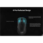 Asus ROG Harpe II Ace Gaming Mouse - Bluetooth/Radio Frequency - USB 2.0 Type A - Optical - Black - 1 - Soundz Store AUSTRALIA