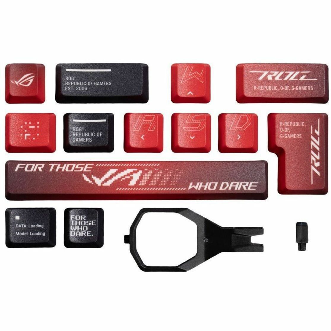 Asus ROG Key Cap for Keyboard - Black, Red - Soundz Store AUSTRALIA
