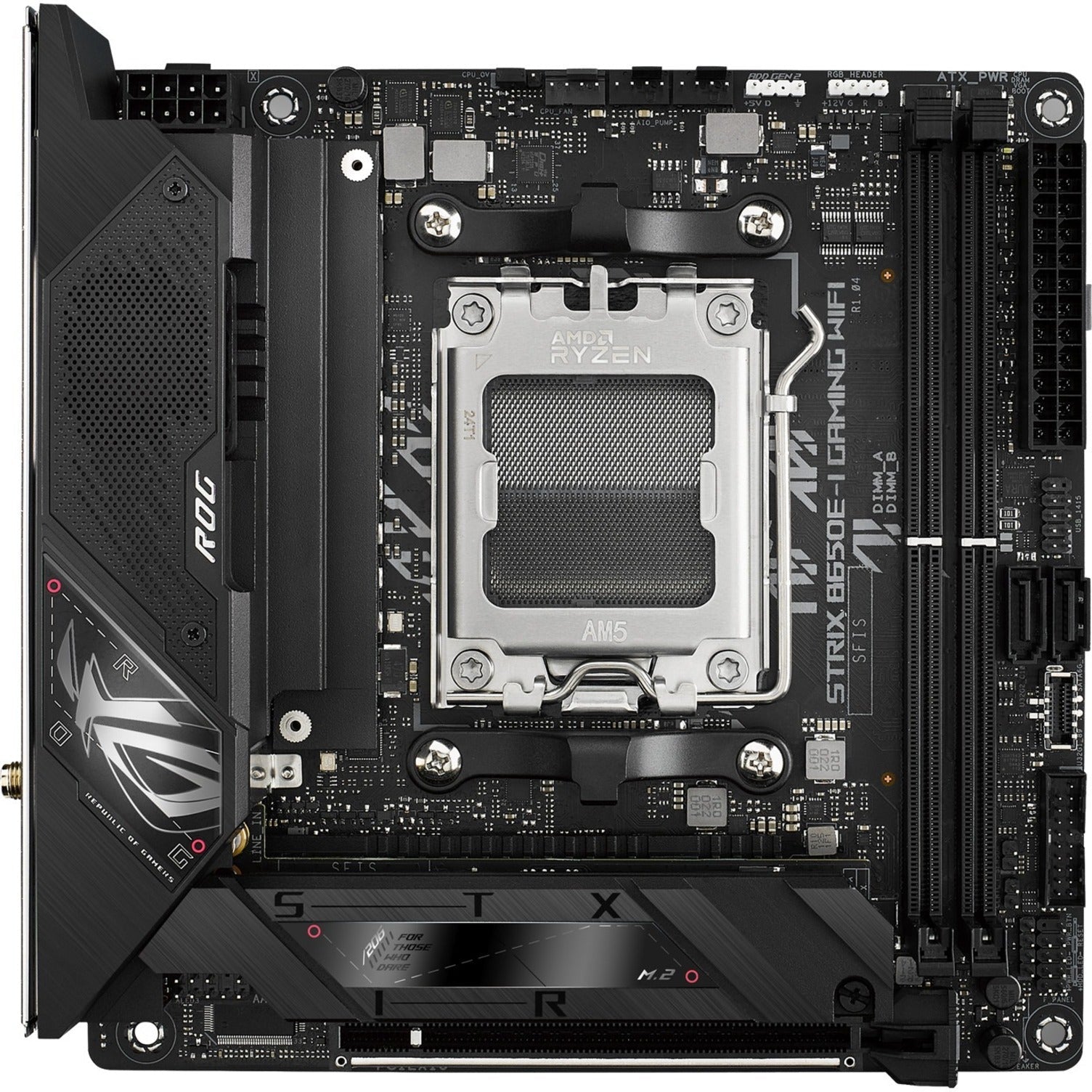 Asus ROG Strix B650E-I GAMING WIFI Gaming Desktop Motherboard - AMD B650 Chipset - Socket AM5 - Mini ITX - Soundz Store AUSTRALIA