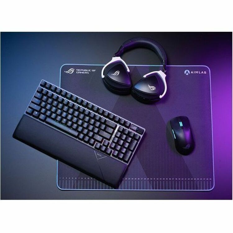 Asus ROG Strix Scope II 96 Wireless Gaming Keyboard - Compact - Wired/Wireless Connectivity - USB 2.0 Type A Interface - RGB LED - Black - Soundz Store AUSTRALIA