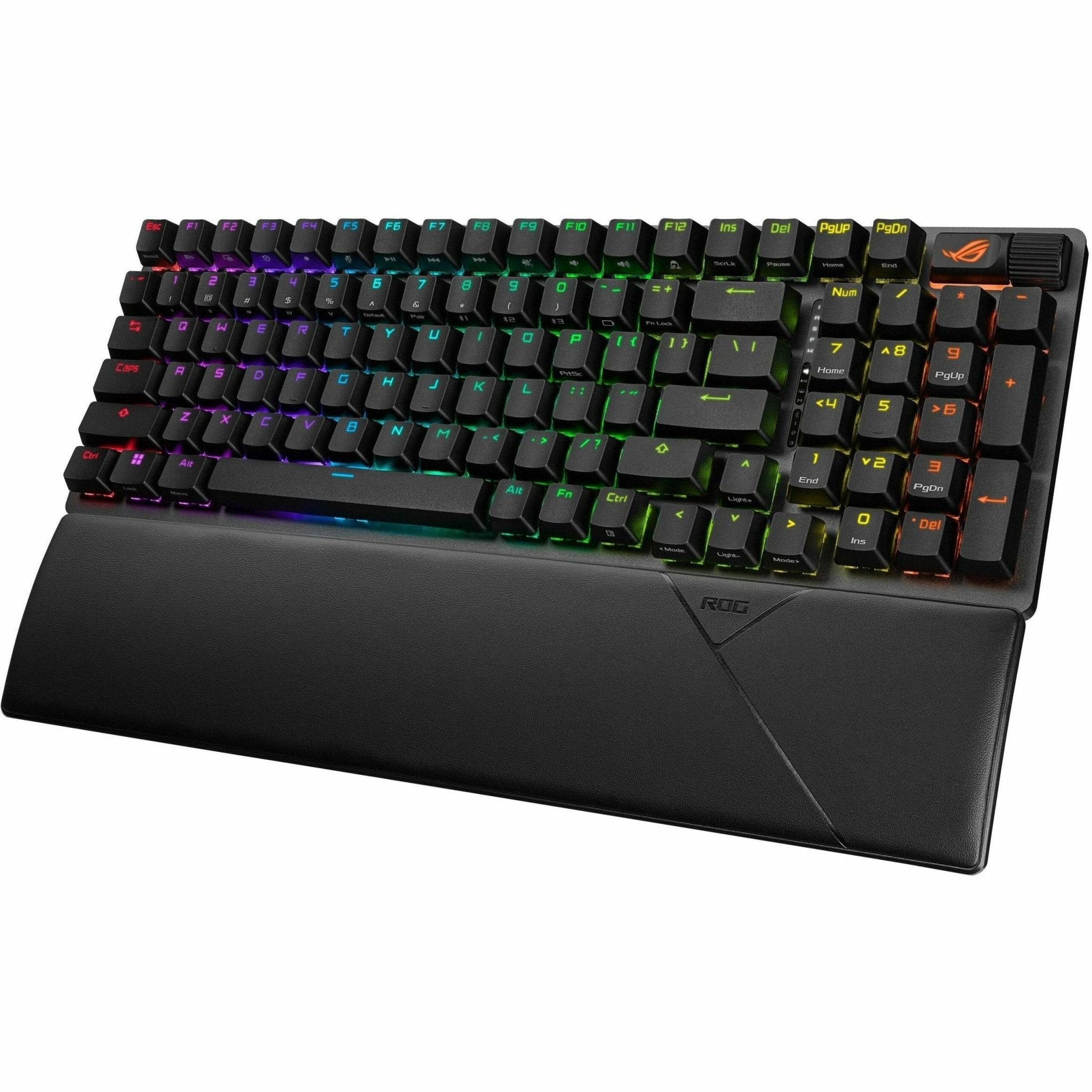 Asus ROG Strix Scope II 96 Wireless Gaming Keyboard - Compact - Wired/Wireless Connectivity - USB 2.0 Type A Interface - RGB LED - Black - Soundz Store AUSTRALIA
