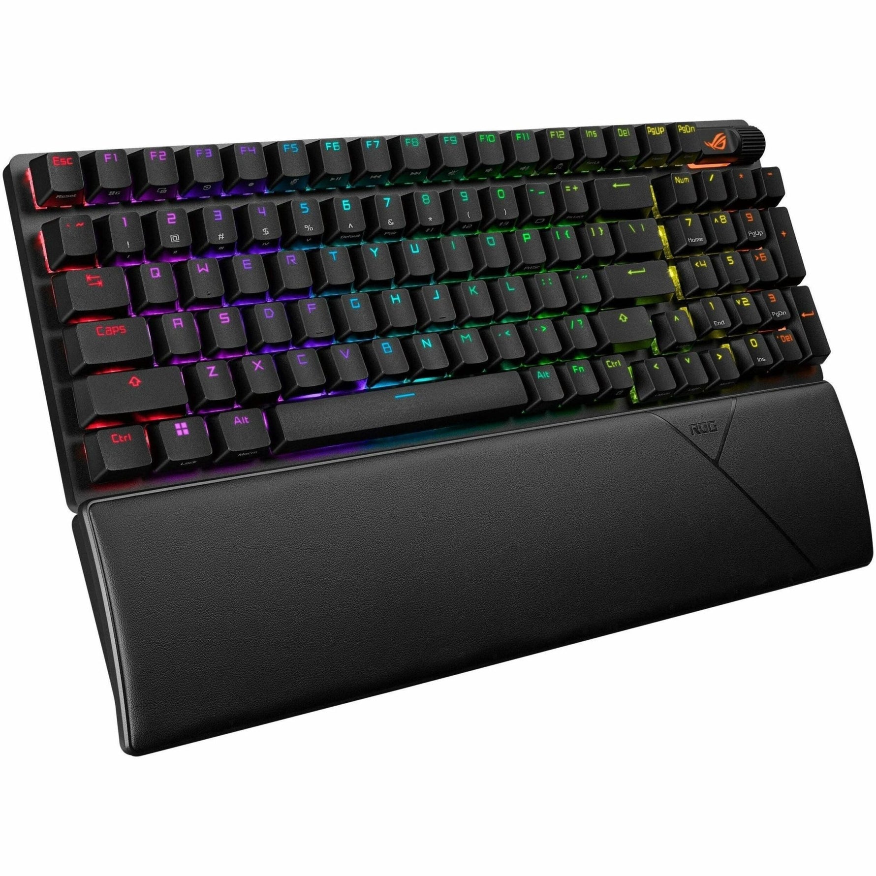 Asus ROG Strix Scope II 96 Wireless Gaming Keyboard - Compact - Wired/Wireless Connectivity - USB 2.0 Type A Interface - RGB LED - Black - Soundz Store AUSTRALIA