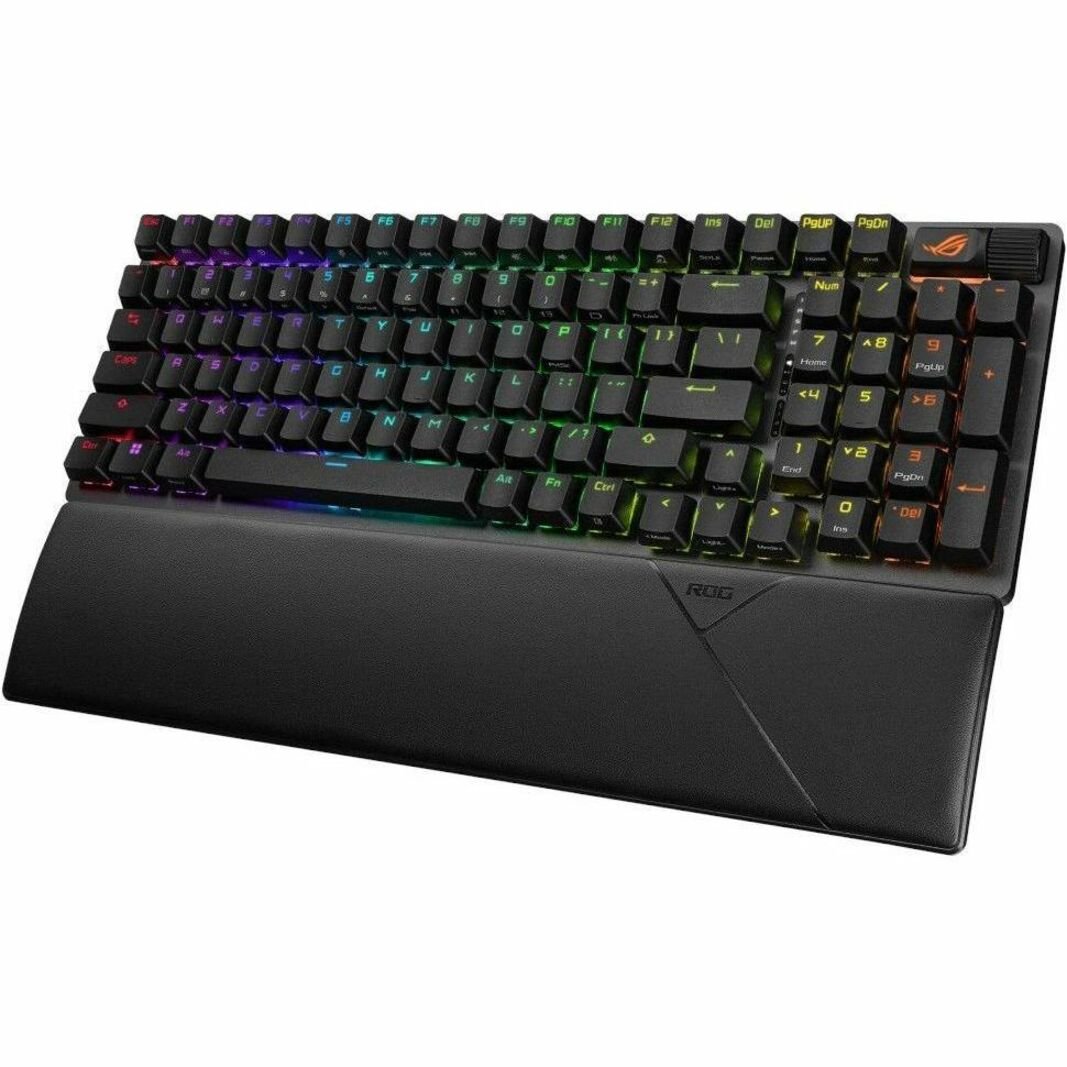 Asus ROG Strix Scope II 96 Wireless Gaming Keyboard - Compact - Wired/Wireless Connectivity - USB 2.0 Type A Interface - RGB LED - Black - Soundz Store AUSTRALIA