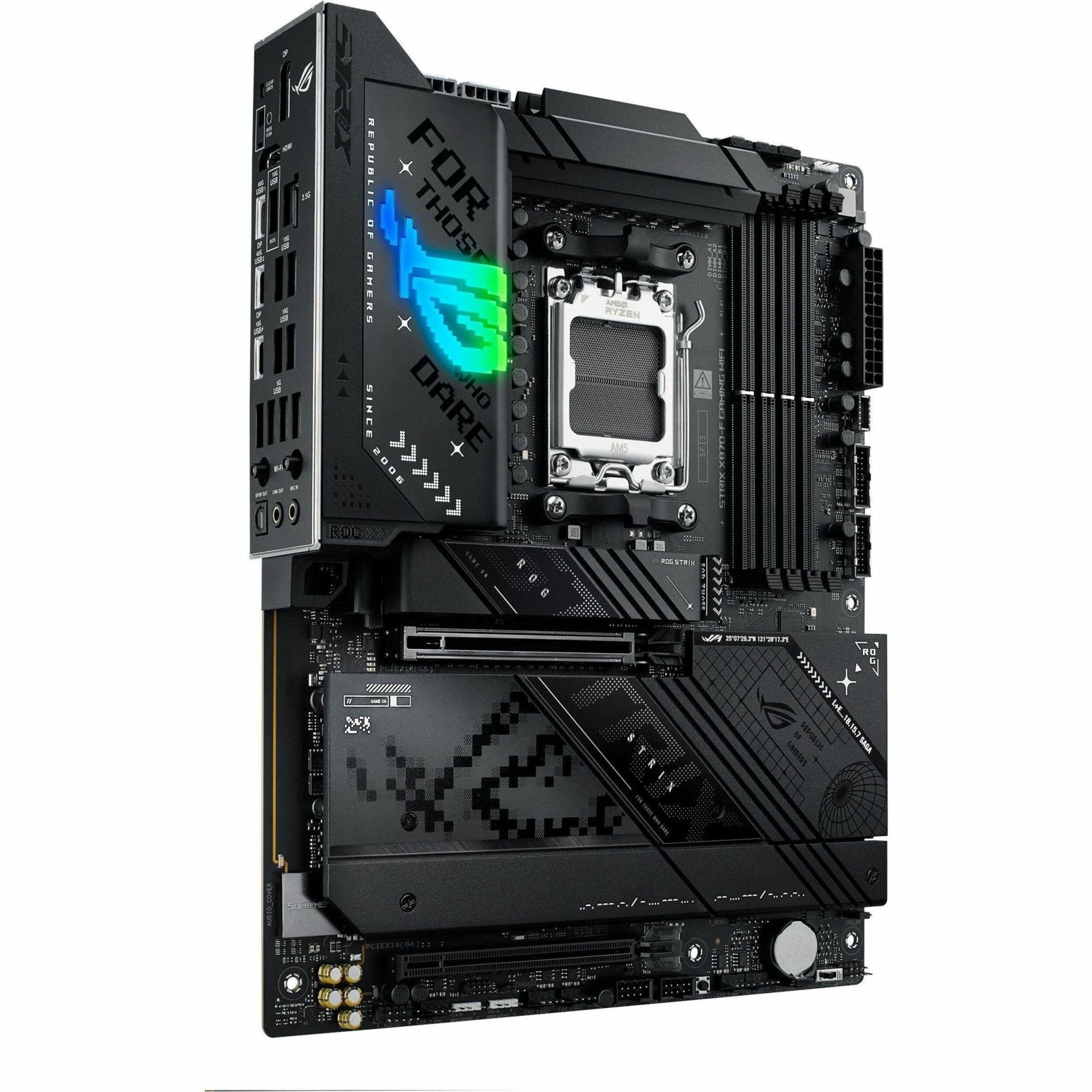 Asus ROG Strix X870-F GAMING WIFI Gaming Desktop Motherboard - AMD X870 Chipset - Socket AM5 - ATX - Soundz Store AUSTRALIA