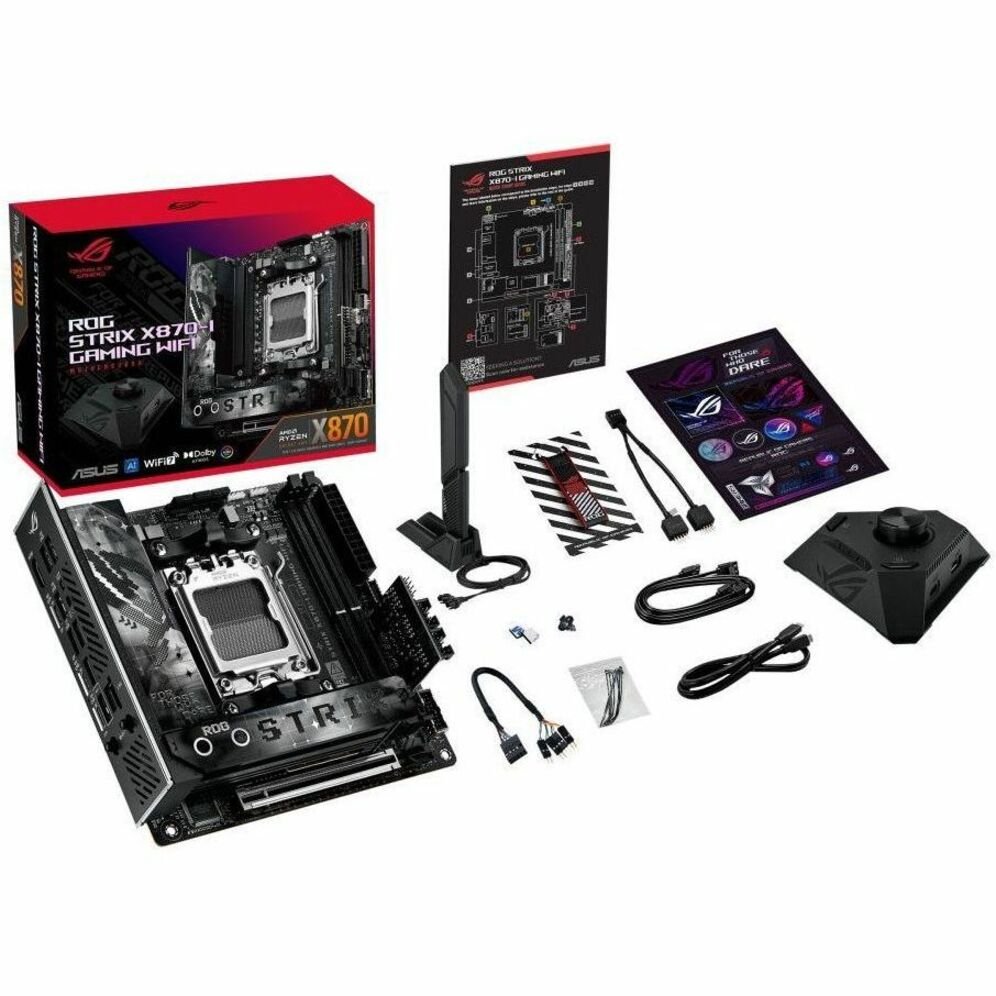 Asus ROG Strix X870-I GAMING WIFI Gaming Desktop Motherboard - AMD X870 Chipset - Socket AM5 - Mini ITX - Soundz Store AUSTRALIA