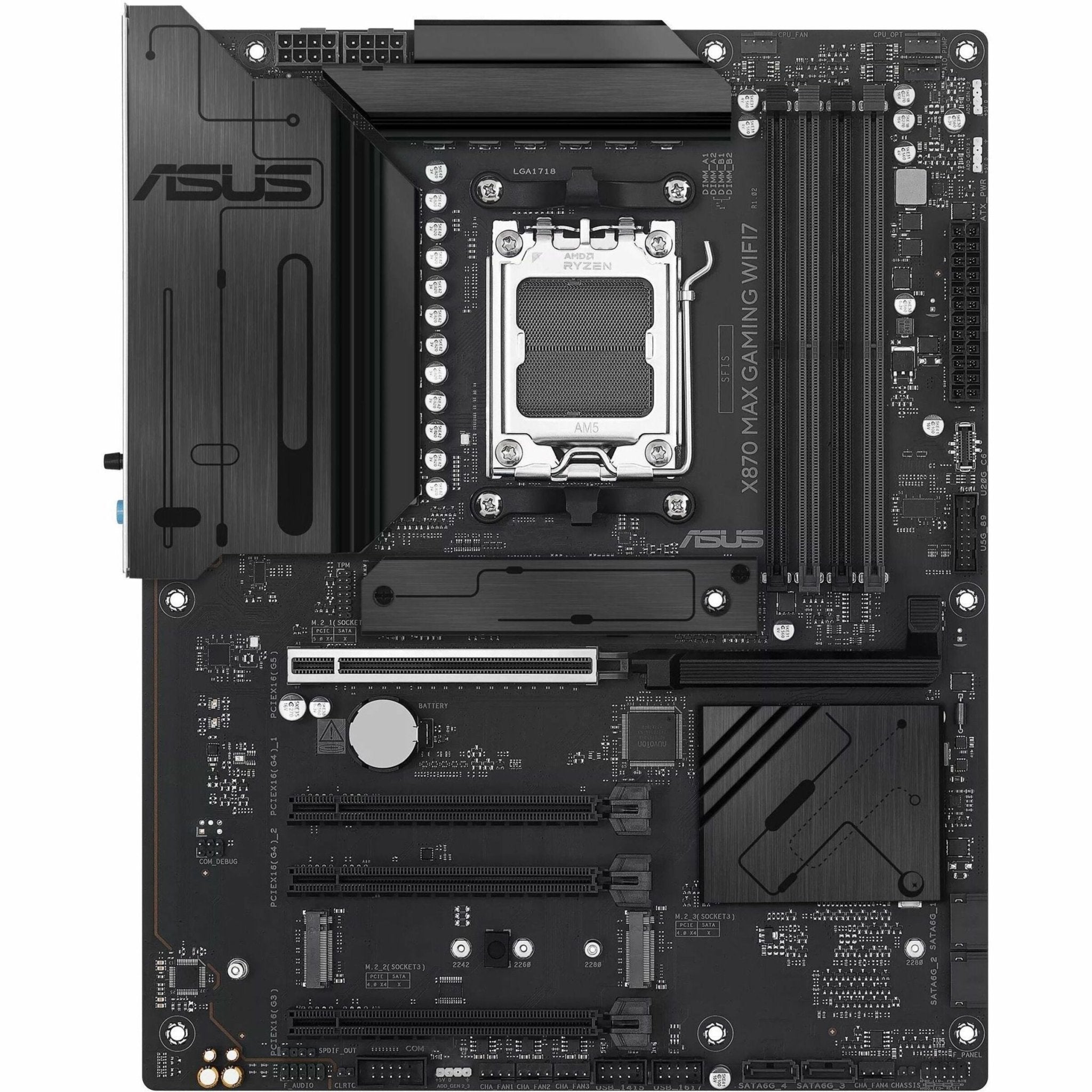 Asus X870 MAX GAMING WIFI7 Gaming Desktop Motherboard - AMD X870 Chipset - Socket AM5 - ATX - Soundz Store AUSTRALIA