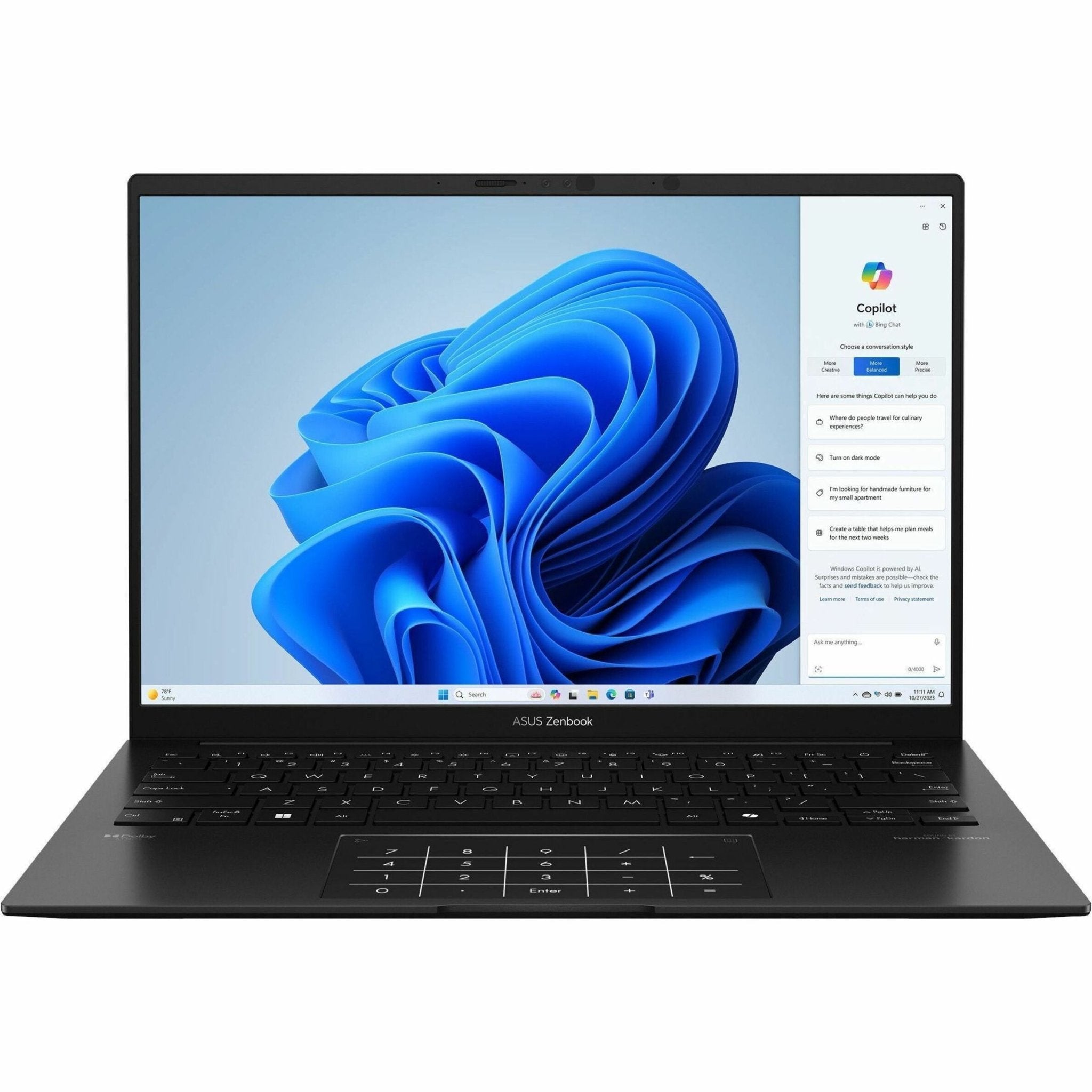 Asus ZenBook 14 UM3406 UM3406GA-QD513W 14' Copilot+ PC Notebook - WUXGA - 60 Hz - AMD Ryzen AI 5 430 - 16 GB - 512 GB SSD - Jade Black - Soundz Store AUSTRALIA