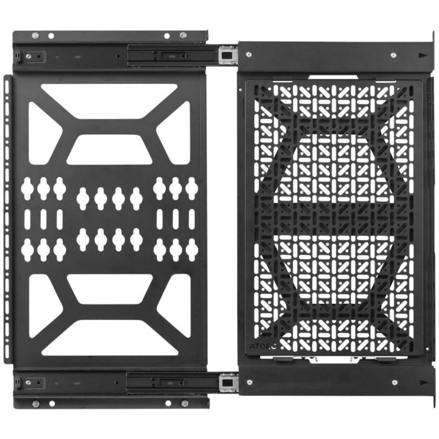 Atdec Mounting Panel for Network Device, Video Conferencing System - Black - Soundz Store AUSTRALIA