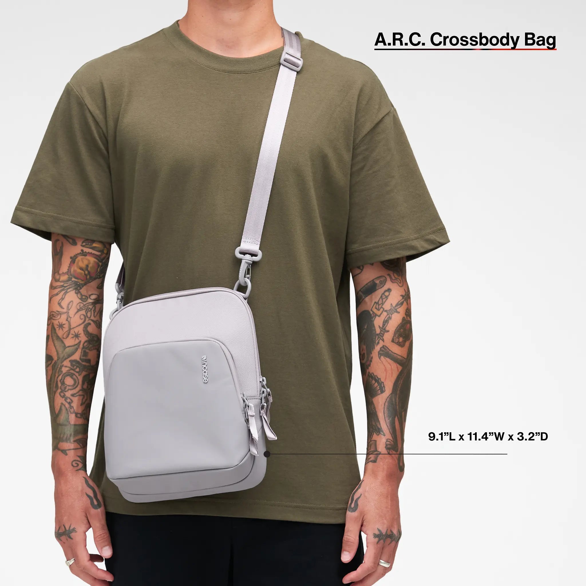 Incase INCO400719-GRY handbag/shoulder bag Recycled polyester Grey Boy Cross body bag