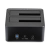 StarTech.com Dual-Bay USB 3.0 to SATA Hard Drive Docking Station, USB Hard Drive Dock, External 2.5/3.5