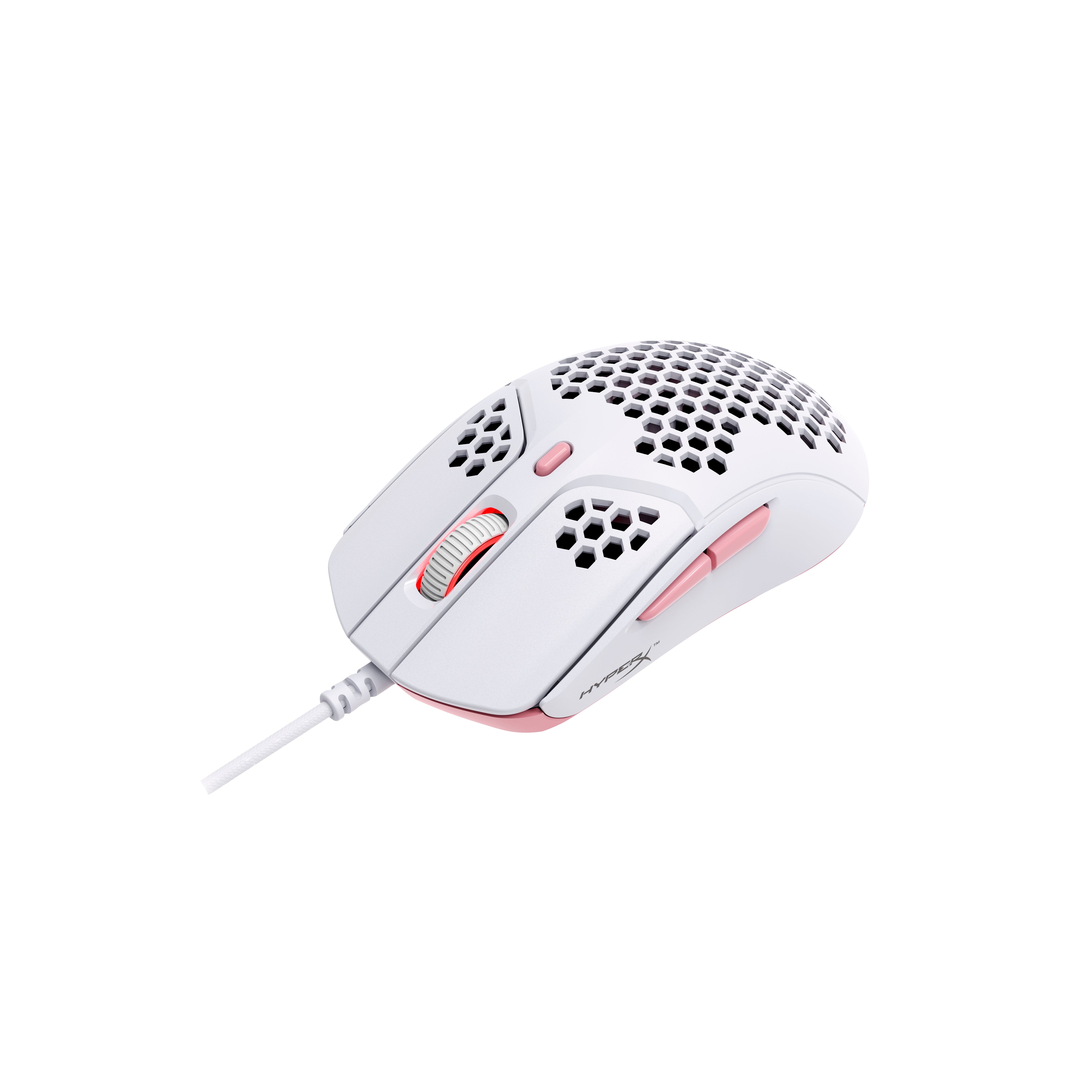 HyperX Pulsefire Haste - Gaming Mouse (White-Pink)