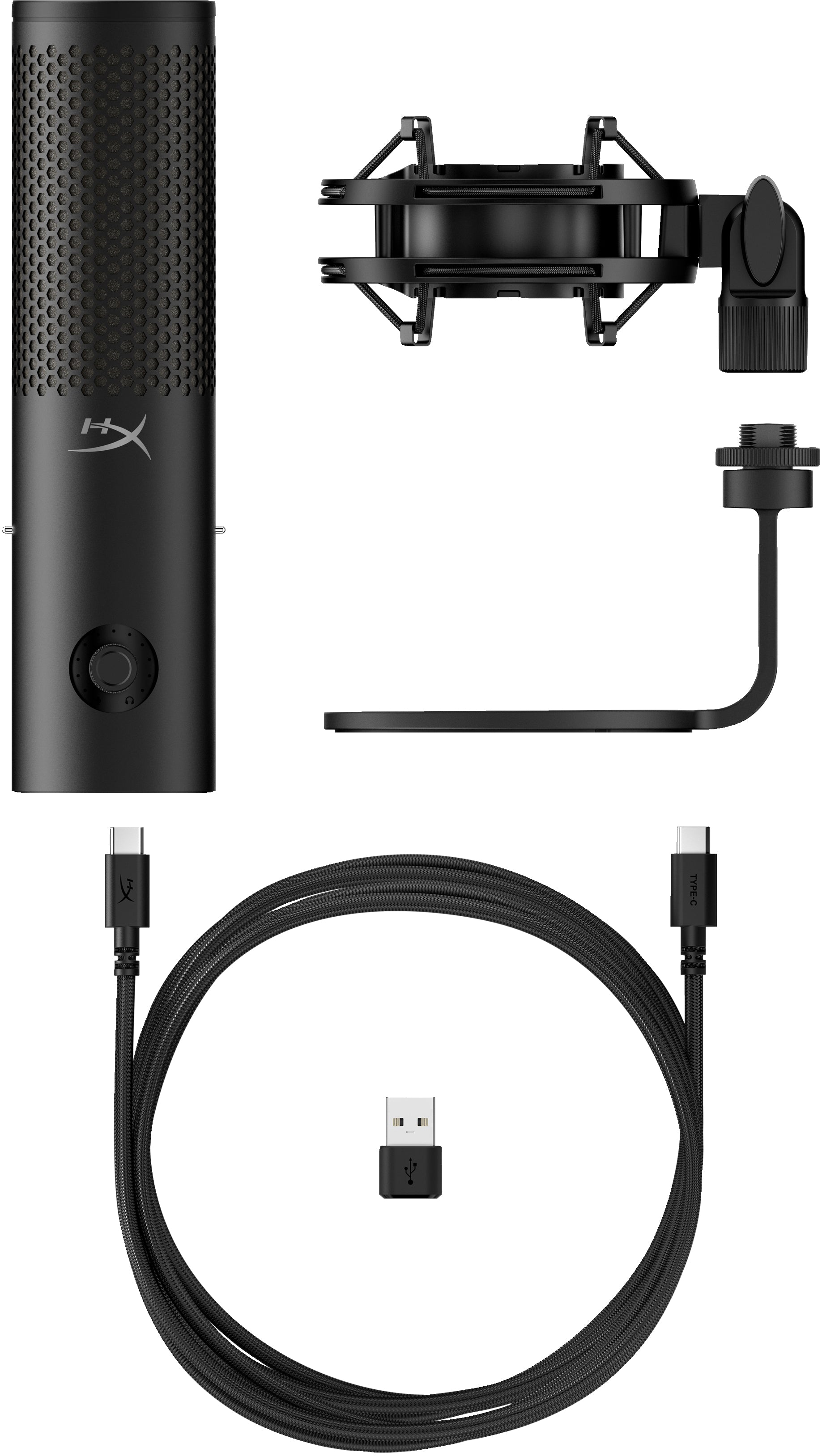 HyperX QuadCast 2 S - USB Microphone (Black) Table microphone