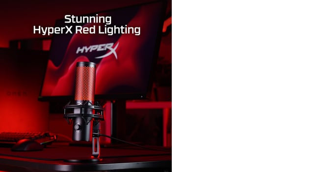 HyperX QuadCast 2 - USB Microphone (Black) Podcast microphone