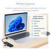 StarTech.com 4-Port USB-A Hub, 5Gbps, Bus Powered, Small Travel Mini USB Hub, Multi-Port USB 3.0 Splitter, Portable USB Hub, Overcurrent Protection (OCP)