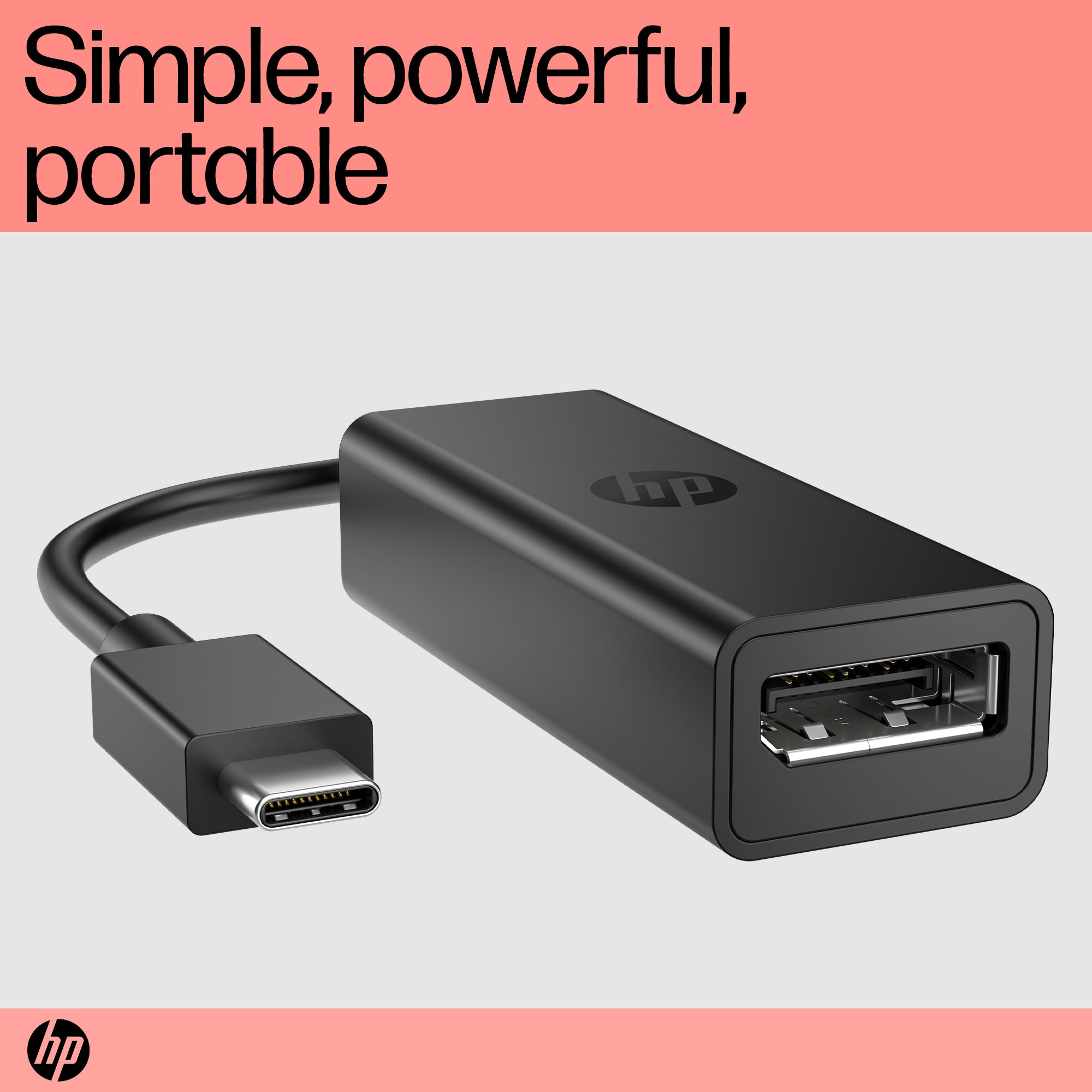 HP USB-C to DisplayPort Adapter G2
