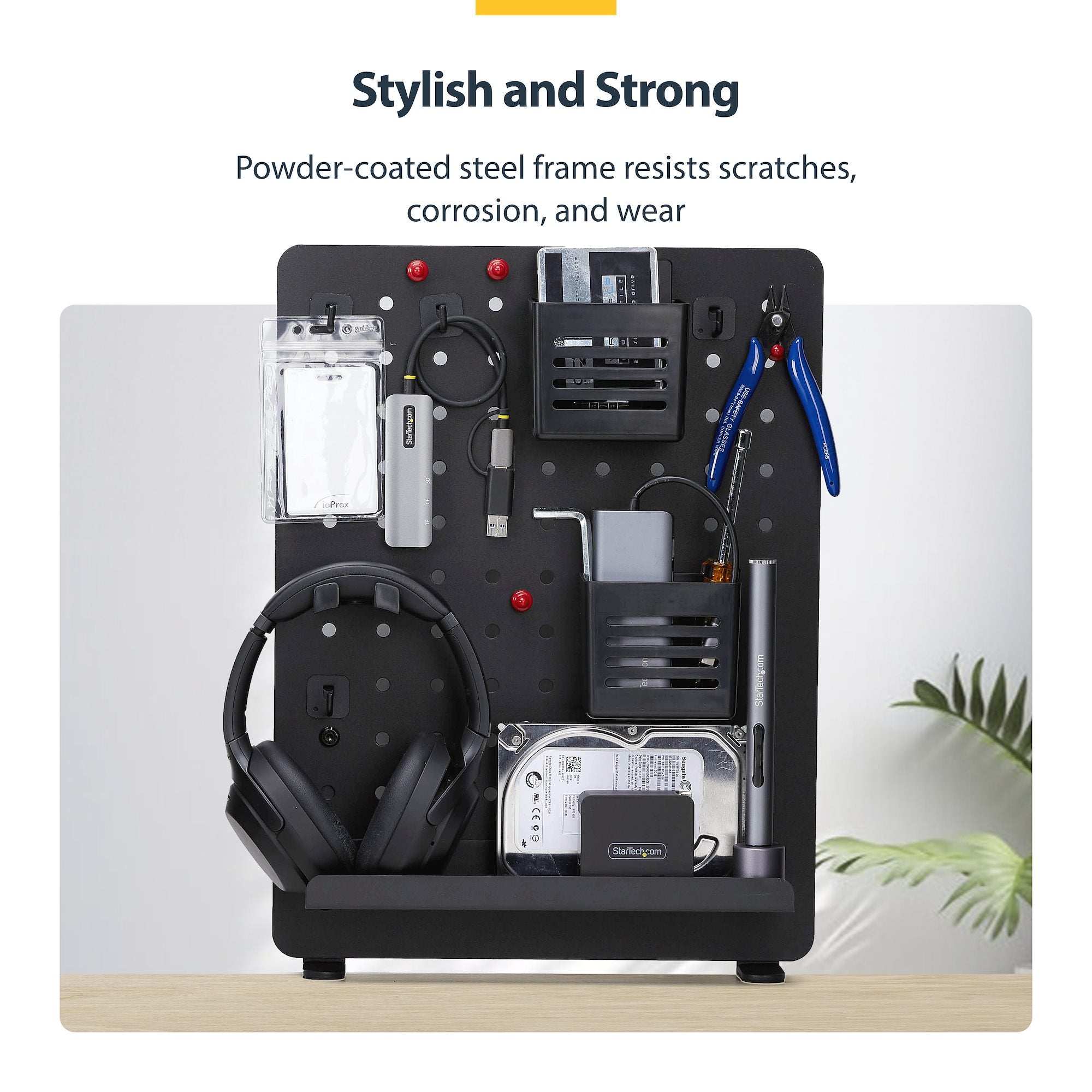 StarTech.com 1612B-DESK-PEGBOARD desk organizer set 1 pc(s)