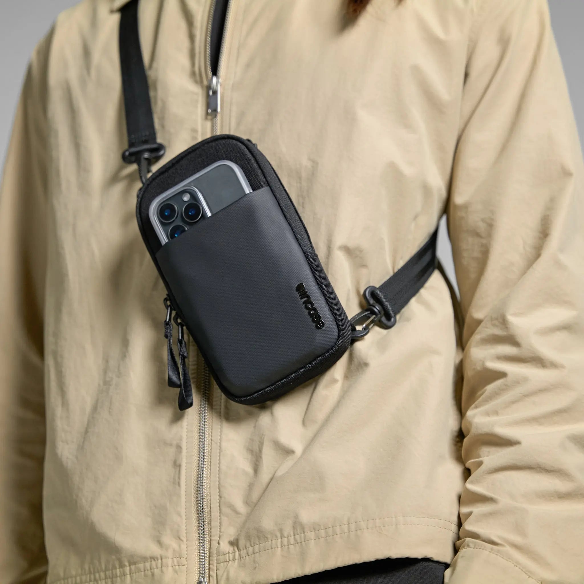 Incase INCO400721-BLK handbag/shoulder bag Recycled polyester Black Boy Cross body bag