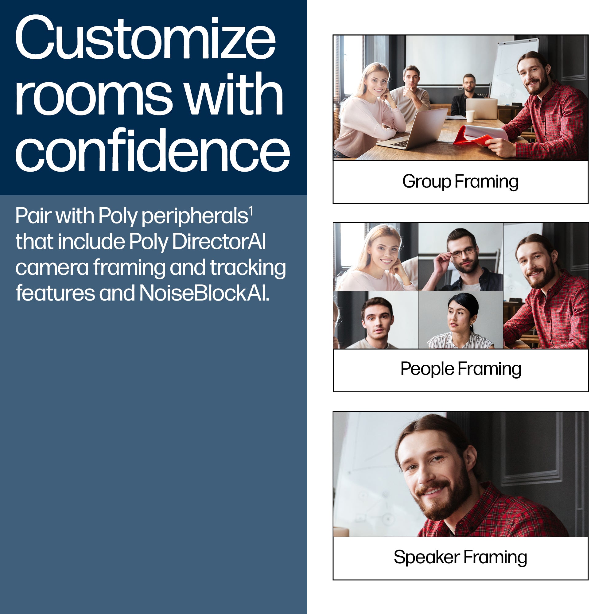 Poly Studio G62 Video Conferencing System With Mounting Plate Kit