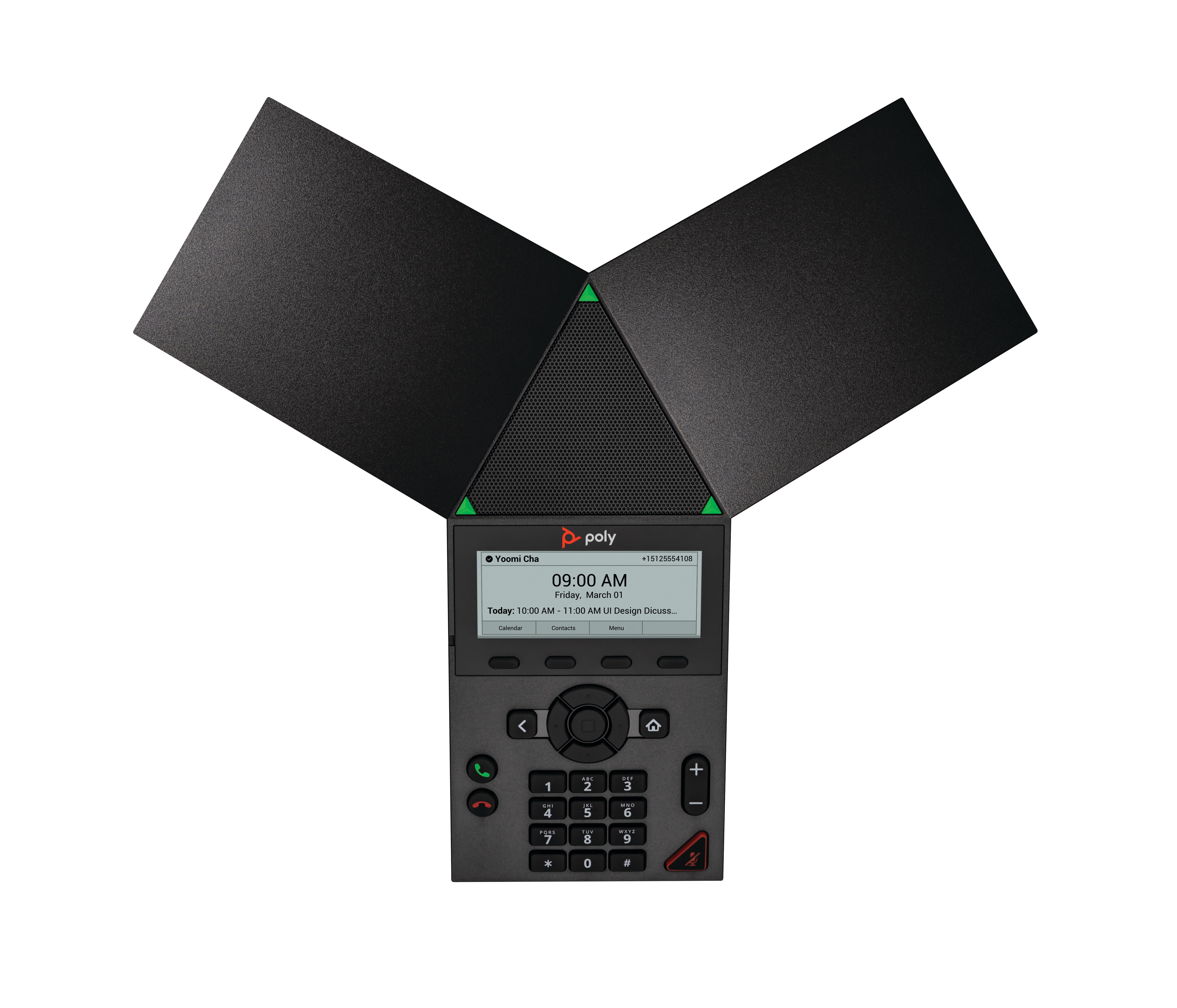 Poly Trio 8300 IP Conference Phone and PoE-enabled No Radio