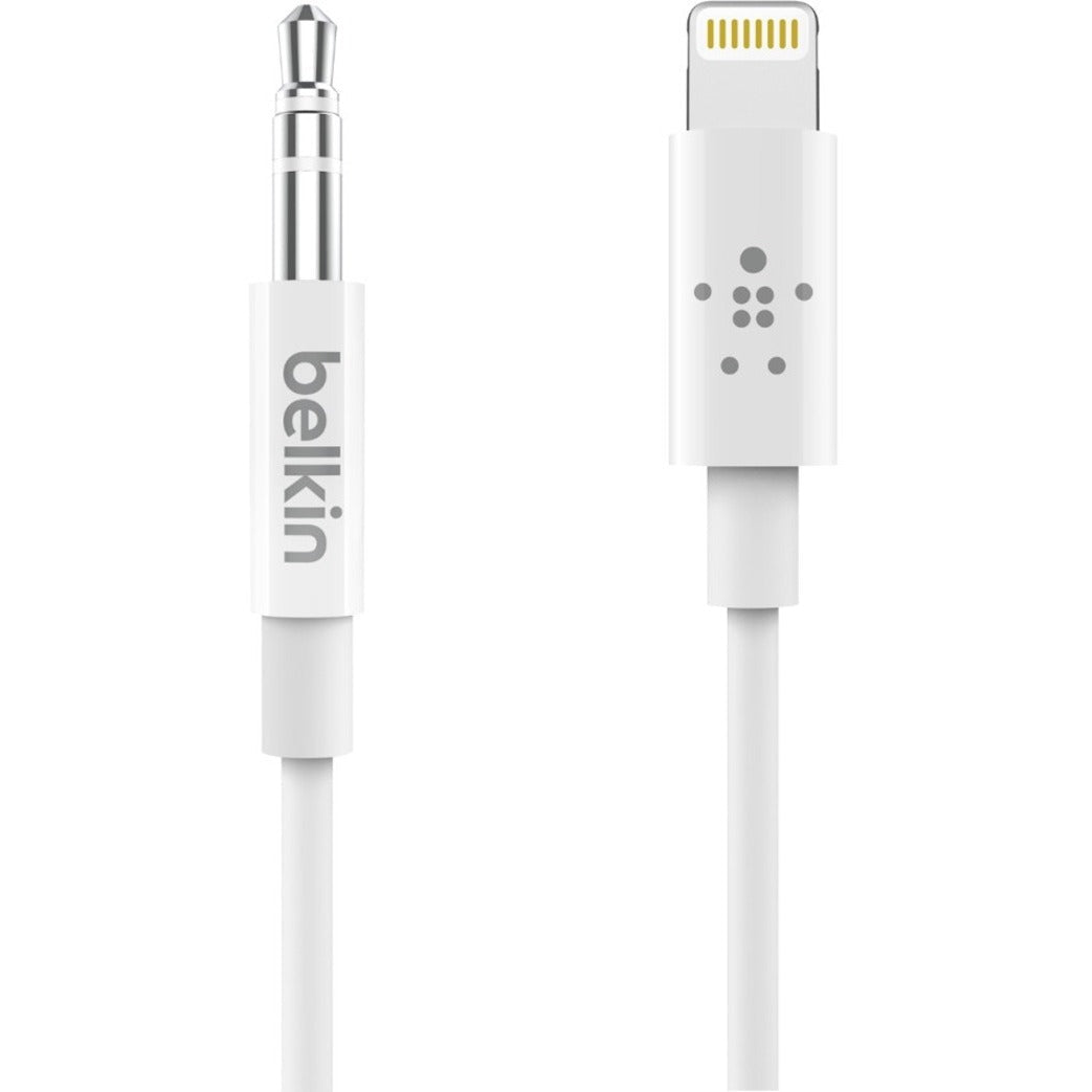 Belkin 91.44 cm Lightning/Mini-phone Audio/Data Transfer Cable - Soundz Store AUSTRALIA