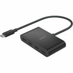 Belkin Connect USB-C 4-Port Hub, Adapter Dongle, 4xUSB-C Ports & 100W PD Max 10Gbps Data Transfer Mac/Chromebook - Soundz Store AUSTRALIA